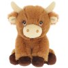 SE3325: 12cm Keeleco Mini Collectable Shaggy Cow (100% Recycled)