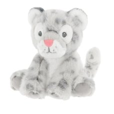 SE4928: 14cm Keeleco Snuggles Snow Leopard (100% Recycled)