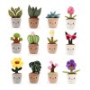 SE4950: 14cm Keeleco Botanical Garden (12 designs)  (100% Recycled)