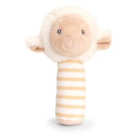 SE6728: 14cm Keeleco Lullaby Lamb Stick Rattle (100% Recycled)