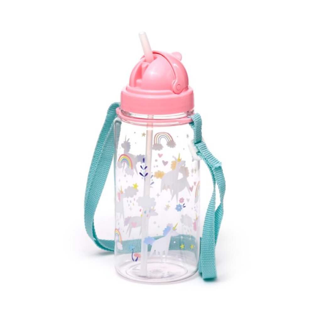 SPBOT07: 450ml Children's Shatterproof Water Bottle Unicorn Magic SPBOT07: 450ml Children's Shatterproof Water Bottle Unicorn Magic