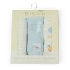 J14017: Baby 3 Pack Muslin Squares In A Gift Box- Sky Jungle (60 x 60 cm)
