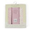 J14018: Baby 3 Pack Muslin Squares In A Gift Box- Pink Bunny (60 x 60 cm)