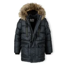 19COAT54C: Navy Blue Puffer Coat (12-13 Years)