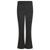 Girls Ribbed Trousers (Hipsters) - Black