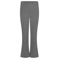 Girls Ribbed Trousers (Hipsters) - Grey