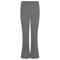 Girls Ribbed Trousers (Hipsters) - Grey