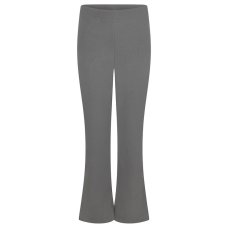 Girls Ribbed Trousers (Hipsters) - Grey