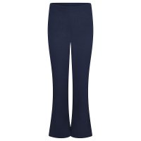 Girls Ribbed Trousers (Hipsters) - Navy