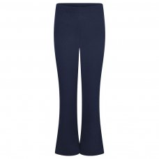 Girls Ribbed Trousers (Hipsters) - Navy