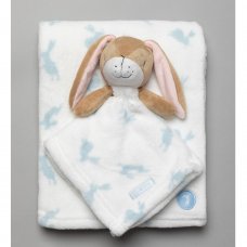 T20024: Baby Boys Guess How Much I Love You Comforter & Blanket