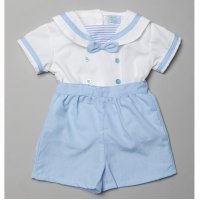 T20205: Baby Boys Sailor 2 Piece Outfit (0-9 Months)