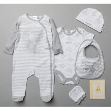 T20690A: Baby Unisex Humphrey's Corner 7 Piece Mesh Bag Gift Set With Book (0-3 Months Only)