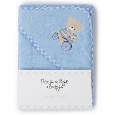 T20718: Baby Sky Bear Hooded Towel/Robe