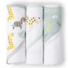 T20784: Baby Safari Animals 3 Pack Hooded Towels/Robes