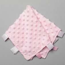 T20828: Pink Bubble Taggie Comforter