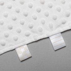 T20730: White Bubble Taggie Comforter