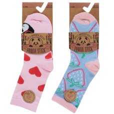 43B873: Girls 3 Pack Bamboo Cotton Rich Design Ankle Socks (Assorted Sizes)