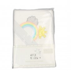 G13131: Baby Unisex Rainbow Hooded Towel/Robe