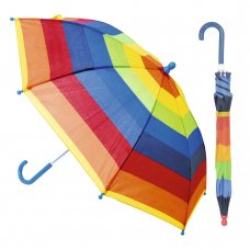UU0005: Kids Multicolour Striped Umbrella