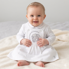 V21288: Baby Girls Guess How Much I Love You Dress & Top Set (0-9 Months)