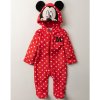 V22049: Baby Mickey Mouse Fleece Onesie/All In one (0-9 Months)