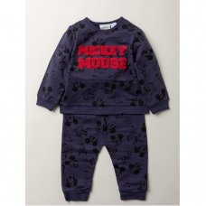 V22053:  Baby Mickey Mouse Sweatshirt & Jog Pant  Outfit (0-18 Months)