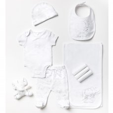 W22684: Baby Unisex Elephant 10 Piece Mesh Bag Gift Set (NB-6 Months)