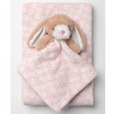 W22810: Baby Bunny Comforter & Blanket