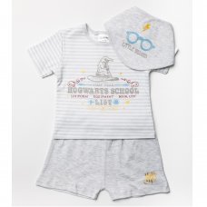 W22843:  Baby Harry Potter T-Shirt, Short & Bib Outfit (3-24 Months)