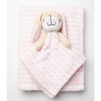 W23067: Baby Girls Guess How Much I Love You Comforter & Blanket
