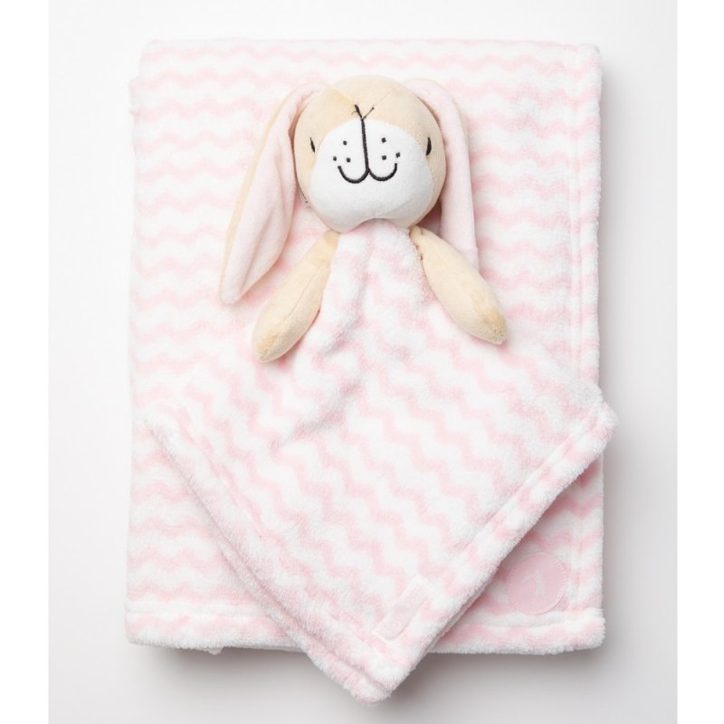 W23067: Baby Girls Guess How Much I Love You Comforter & Blanket