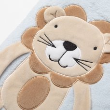 W23161: Baby 3D Lion Applique Blanket