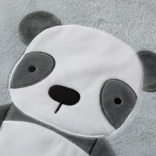 W23163: Baby 3D Panda Applique Blanket