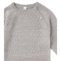 W23383: Baby Unisex Knitted 2 Piece Outfit (0-9 Months)