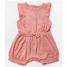 W23859: Baby Girls Pink Playsuit (3-24 Months)