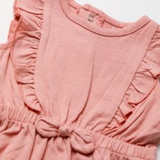 W23859: Baby Girls Pink Playsuit (3-24 Months)