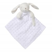 W23873: Baby Bunny Bubble Velour Comforter- White