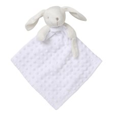 W23873: Baby Bunny Bubble Velour Comforter- White