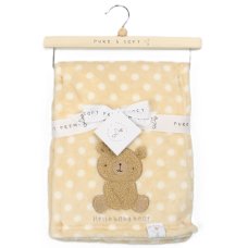 M14338: Baby Bear Embroidery Wrap