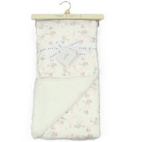 M16063: Baby Soft Mink Wrap with Sherpa Backing- Bunny