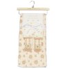 N14692: Baby Plush Wrap, Cotton Hat and Rattle Socks Set- Teddy