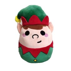 XCUSH344: Squidglys Christmas Festive Friends Austin the Elf Plush Toy