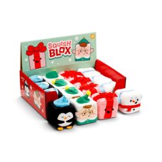 XTY1167: Squish Blox Jingle Bunch Christmas Memory Foam Plush Squeezy Toy