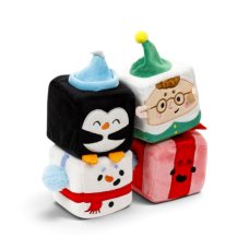 XTY1167: Squish Blox Jingle Bunch Christmas Memory Foam Plush Squeezy Toy