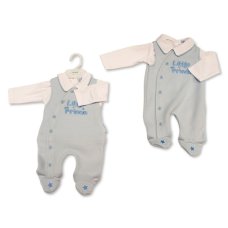 BIS-2020-2666: Baby Boys Little Prince 2 Piece Outfit (NB-6 Months)