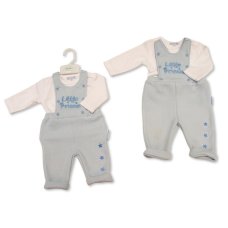 BIS-2020-2668: Baby Boys Little Prince 2 Piece Outfit (NB-6 Months)