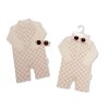 BIS-2120-6233: Baby Zip Up Swimsuit & Sunglasses- Sand (12-24 Months)