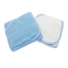 BIT180767-S: 2 Pack Baby Hooded Towels - Sky