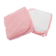 BIT180767-P: 2 Pack Baby Hooded Towels - Pink